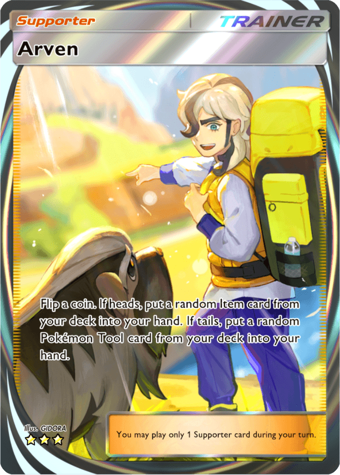 Arven - card B2a-115 in Pokémon TCG Pocket