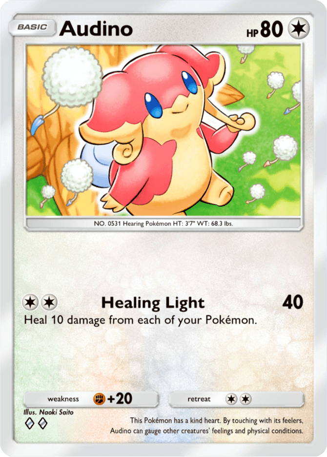 Audino - card B3-140 in Pokémon TCG Pocket