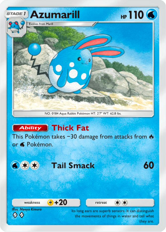 Azumarill - card A4-050 in Pokémon TCG Pocket