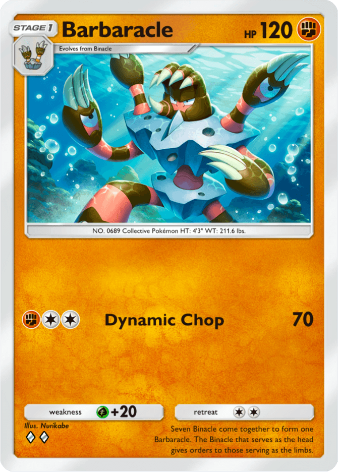Barbaracle - card A4-106 in Pokémon TCG Pocket