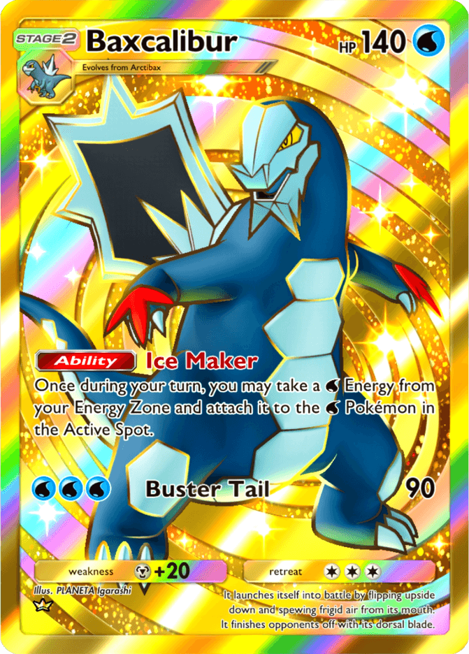Baxcalibur - card B2a-130 in Pokémon TCG Pocket