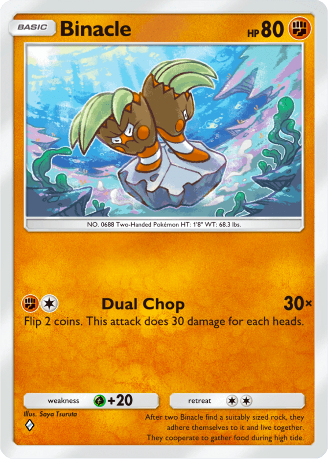 Binacle - card A4-105 in Pokémon TCG Pocket