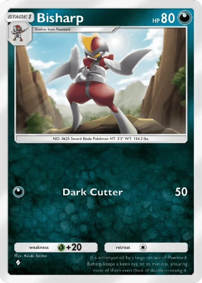 Bisharp - card B3a-042 in Pokémon TCG Pocket