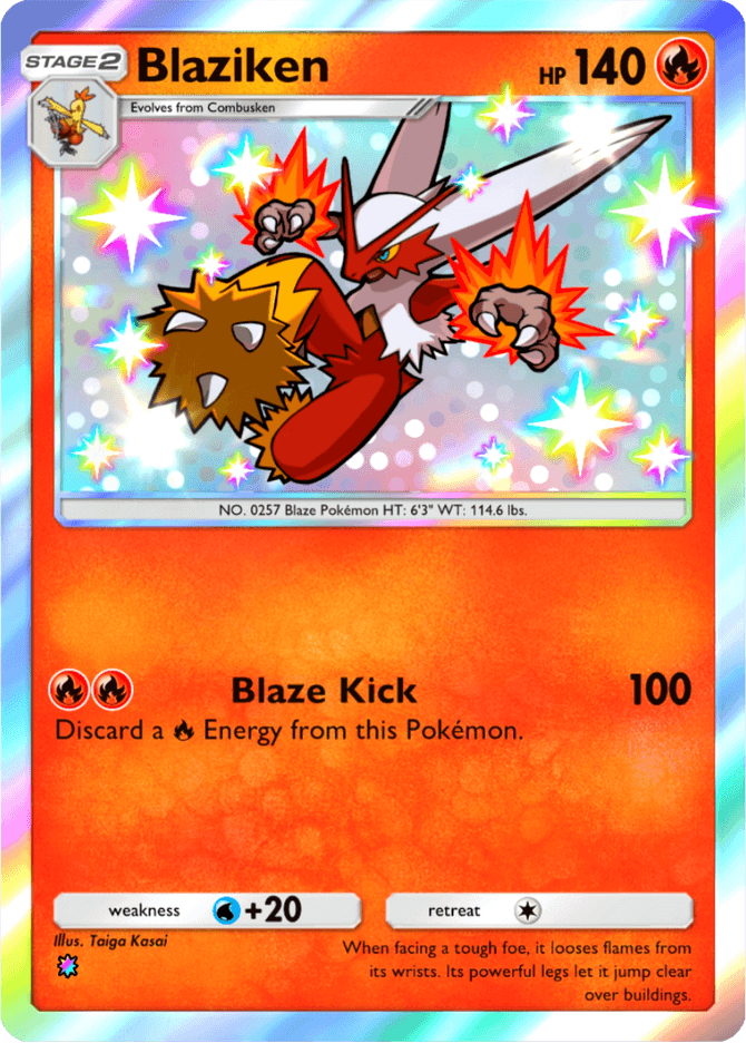 Blaziken - card B3-208 in Pokémon TCG Pocket