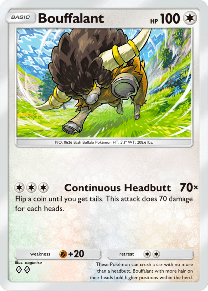 Bouffalant - card A4-150 in Pokémon TCG Pocket