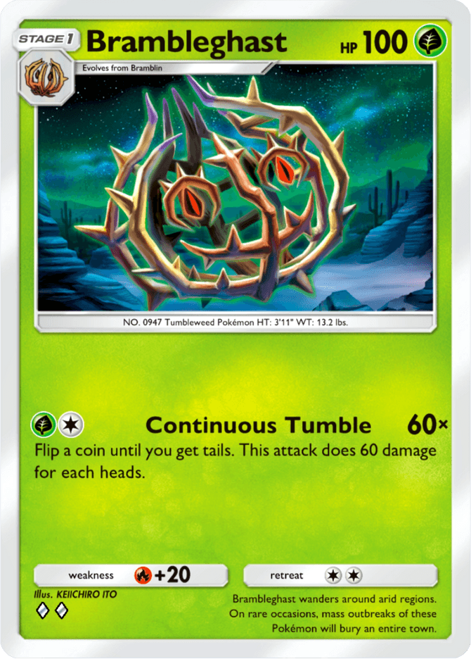 Brambleghast - card B2a-011 in Pokémon TCG Pocket