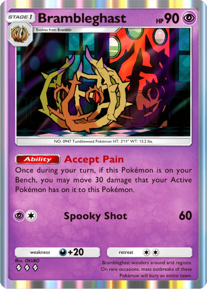 Brambleghast - card B3-073 in Pokémon TCG Pocket