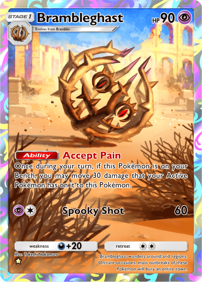 Brambleghast - card B3-167 in Pokémon TCG Pocket