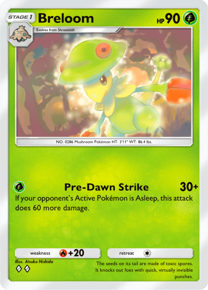 Breloom - card B3-012 in Pokémon TCG Pocket