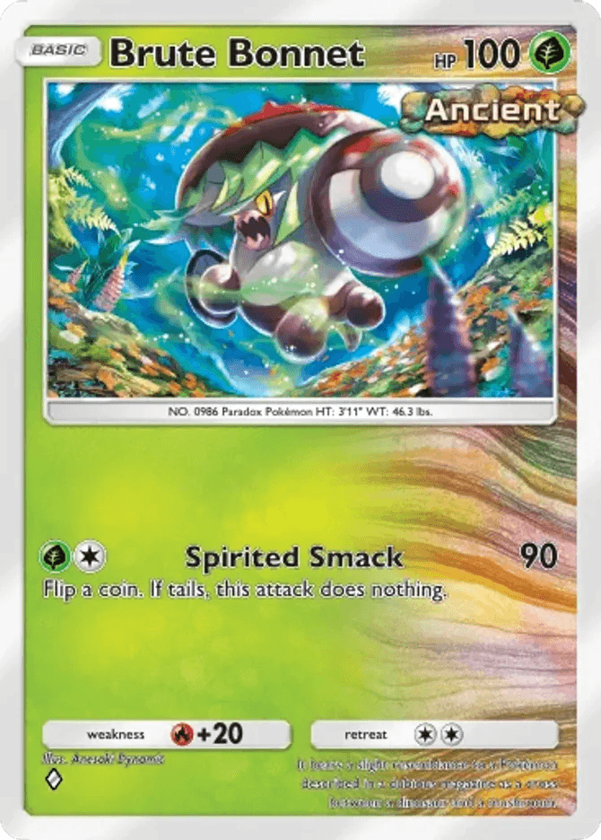 Brute Bonnet - card B3a-003 in Pokémon TCG Pocket