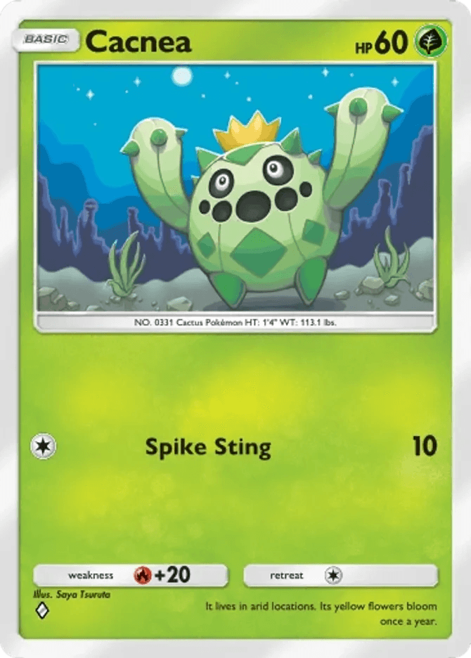 Cacnea - card B3b-004 in Pokémon TCG Pocket