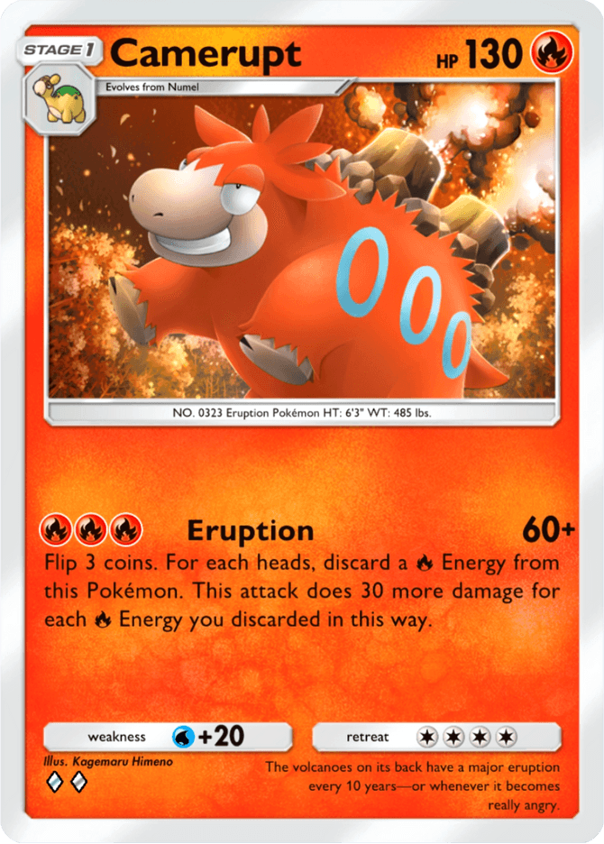 Camerupt - card B3-022 in Pokémon TCG Pocket