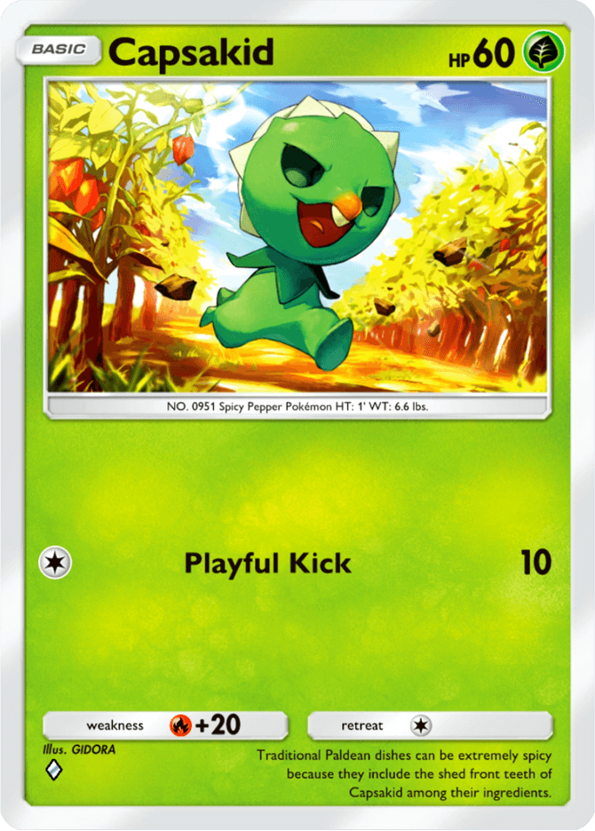 Capsakid - card B2a-012 in Pokémon TCG Pocket
