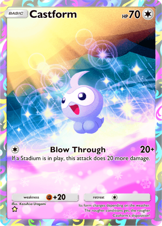 Castform - card B3-178 in Pokémon TCG Pocket