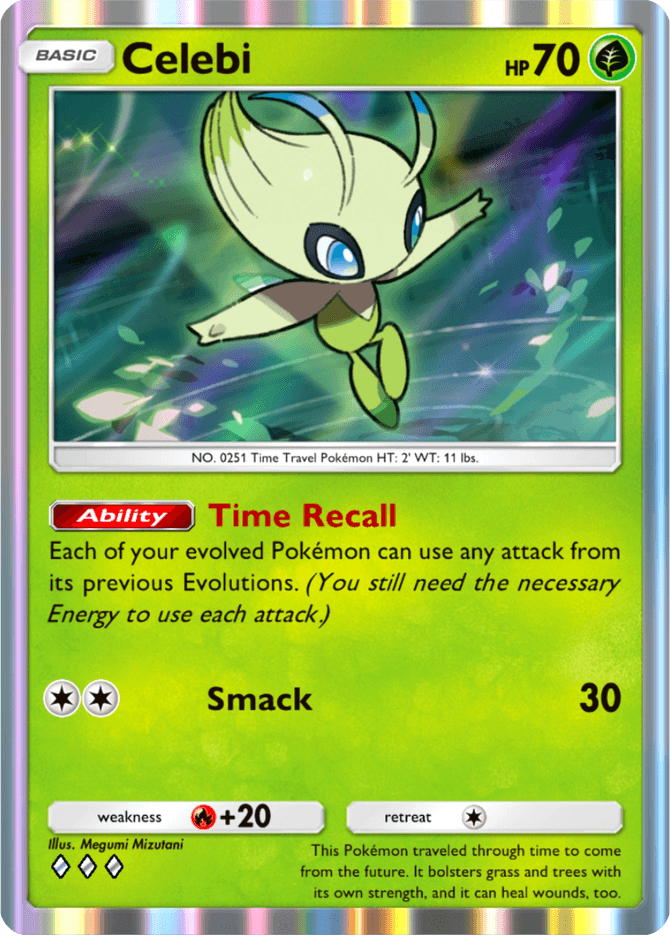 Celebi - card B3-004 in Pokémon TCG Pocket