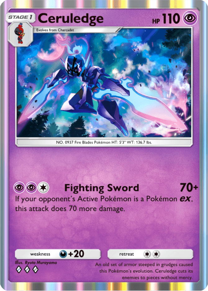 Ceruledge - card B2a-048 in Pokémon TCG Pocket