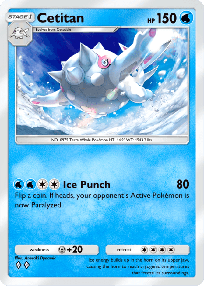 Cetitan - card B2a-030 in Pokémon TCG Pocket