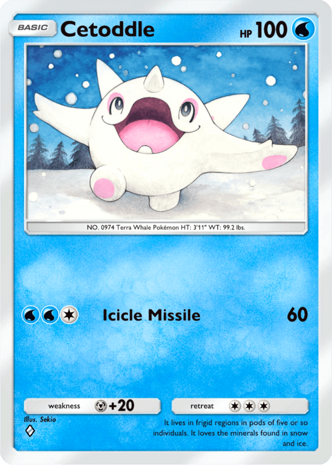 Cetoddle - card B2a-029 in Pokémon TCG Pocket