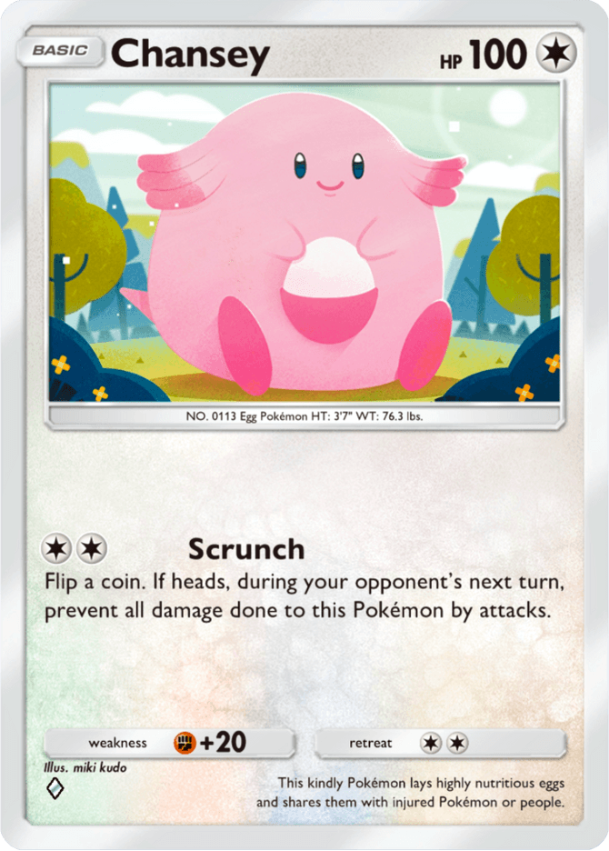 Chansey - card A4-131 in Pokémon TCG Pocket