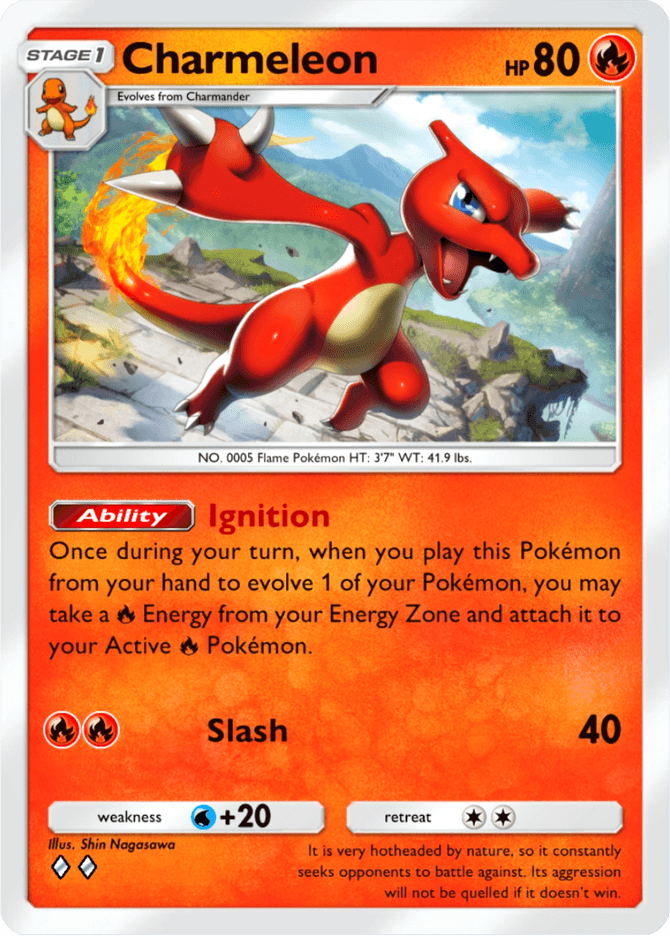 Charmeleon - card B2b-008 in Pokémon TCG Pocket