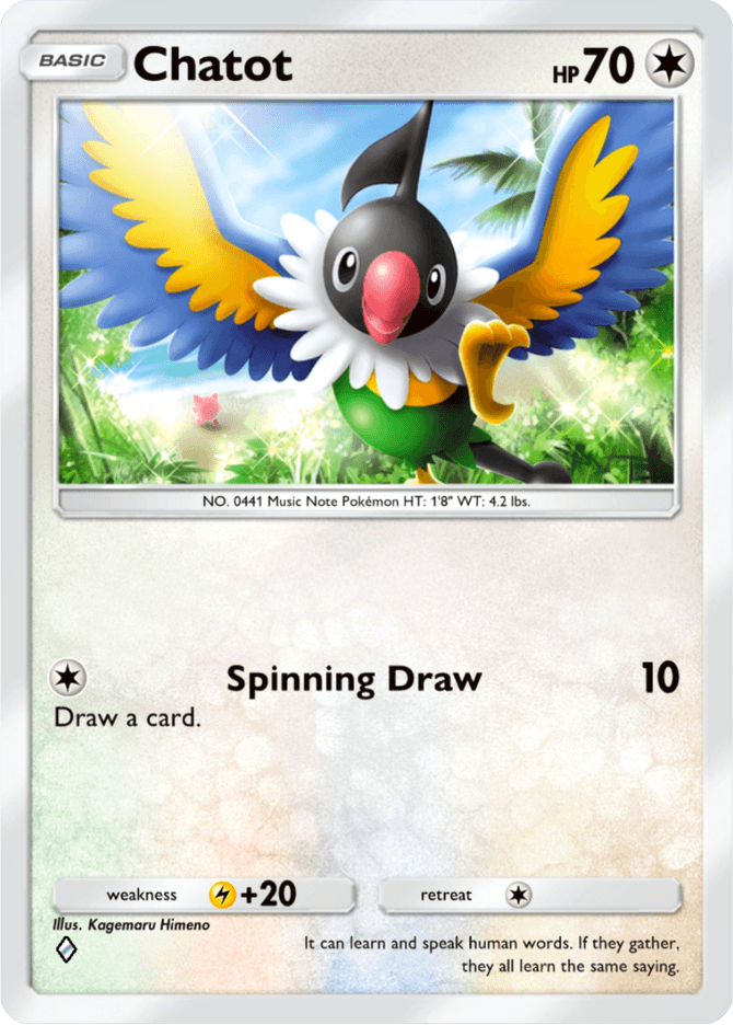 Chatot - card B2b-061 in Pokémon TCG Pocket