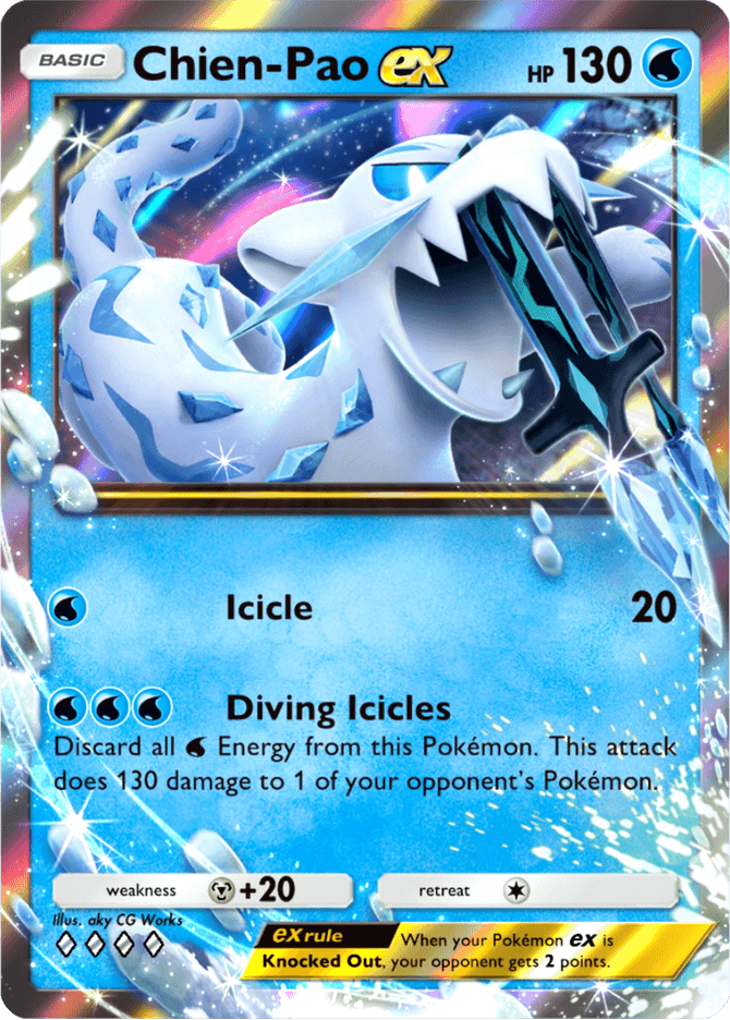 Chien-Pao ex - card B2a-037 in Pokémon TCG Pocket