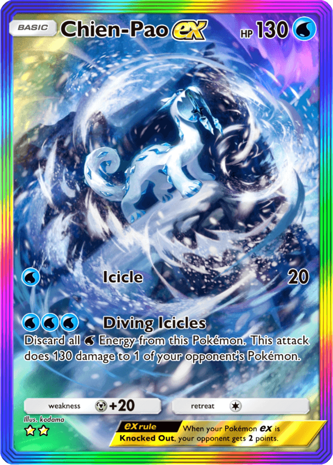 Chien-Pao ex - card B2a-112 in Pokémon TCG Pocket