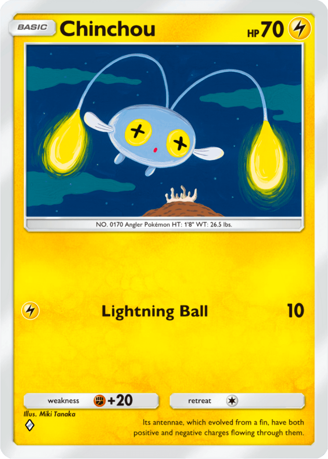 Chinchou - card A4-064 in Pokémon TCG Pocket
