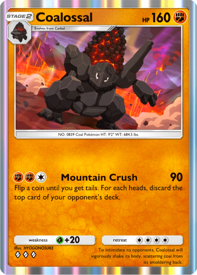 Coalossal - card B3-094 in Pokémon TCG Pocket