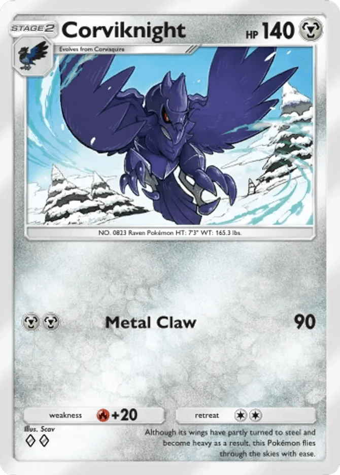 Corviknight - card B3a-048 in Pokémon TCG Pocket