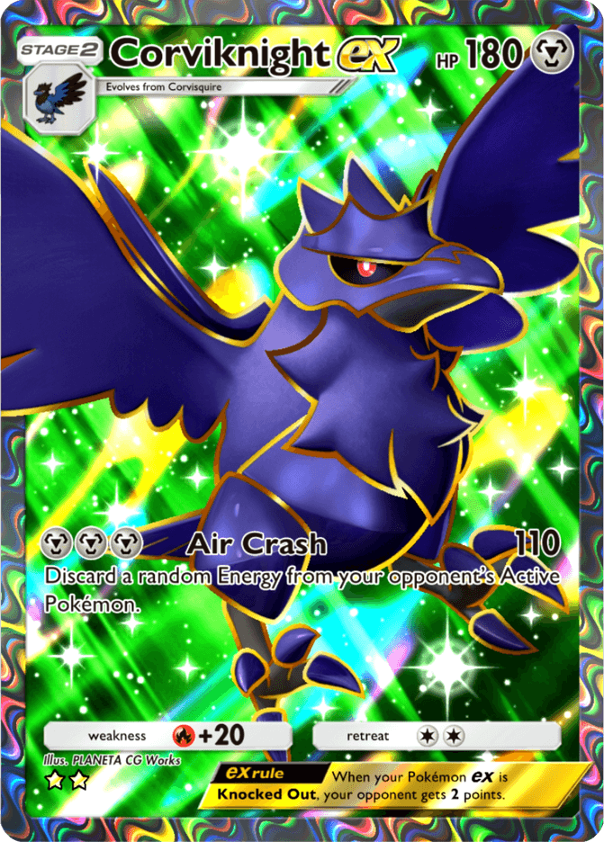 Corviknight ex - card B3-187 in Pokémon TCG Pocket