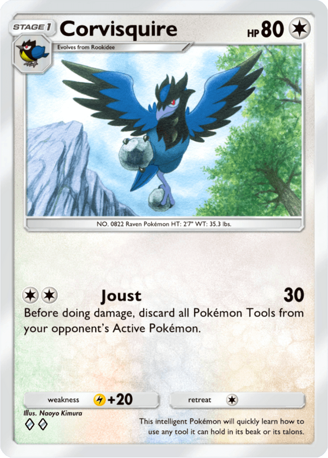 Corvisquire - card B3-146 in Pokémon TCG Pocket