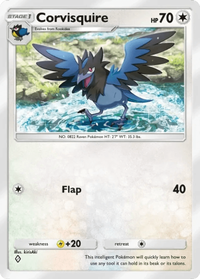 Corvisquire - card B3a-066 in Pokémon TCG Pocket