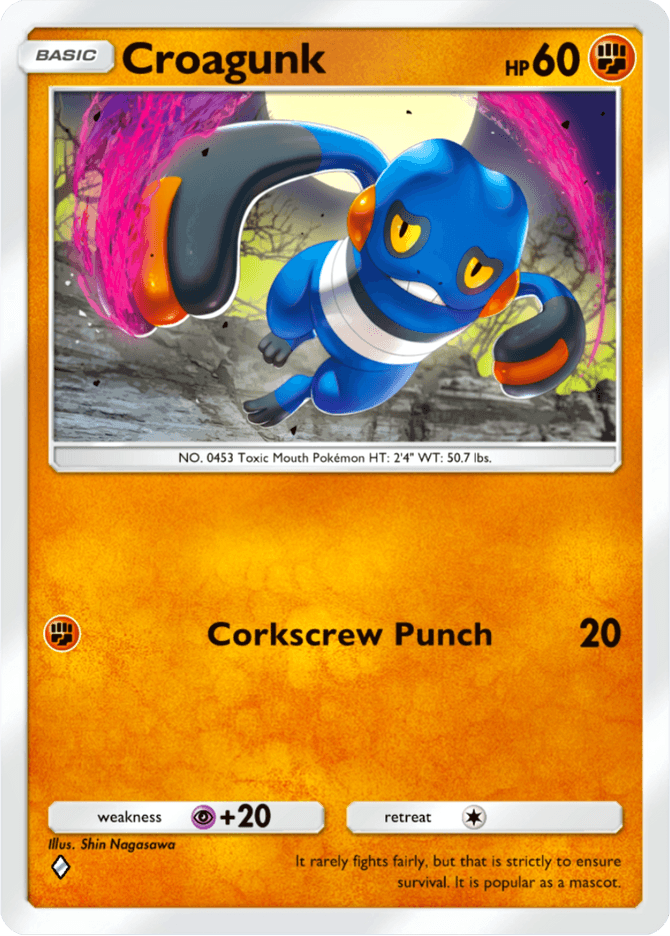 Croagunk - card B3-082 in Pokémon TCG Pocket