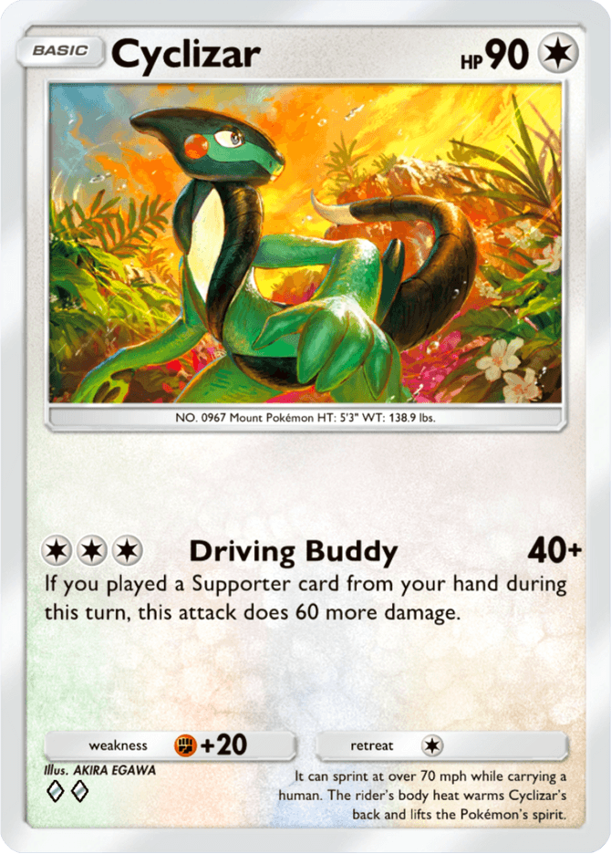 Cyclizar - card B2a-084 in Pokémon TCG Pocket