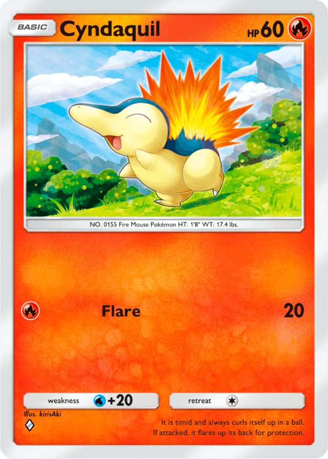 Cyndaquil - card A4-027 in Pokémon TCG Pocket