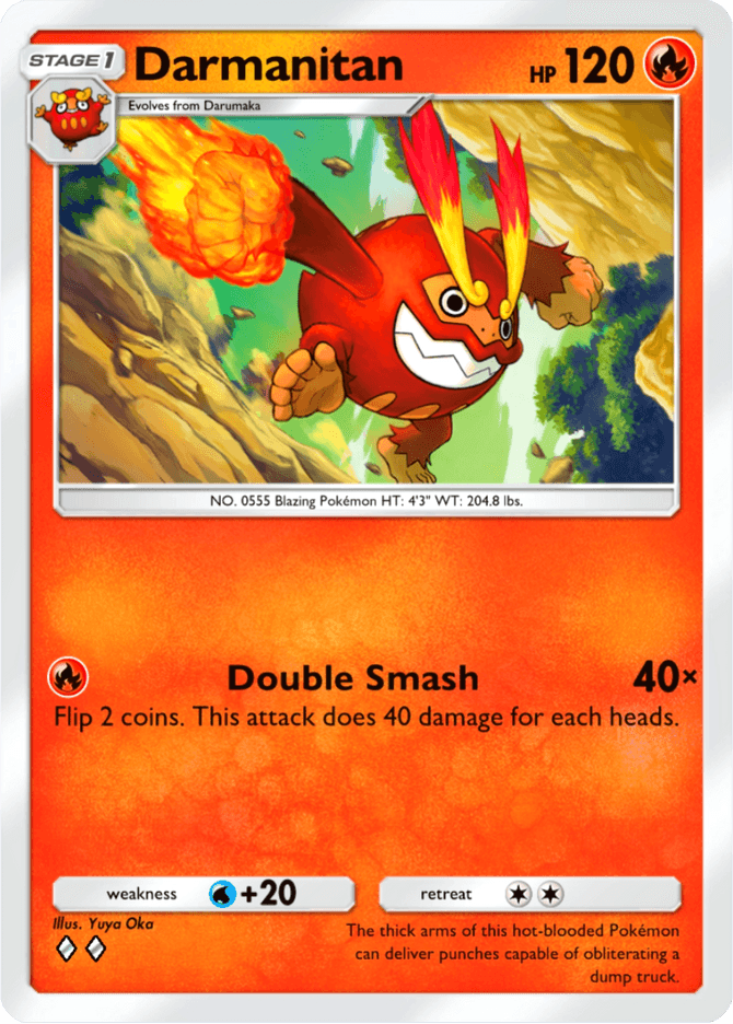 Darmanitan - card B3-030 in Pokémon TCG Pocket