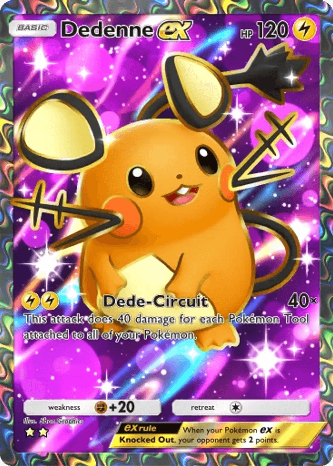 Dedenne ex - card B3b-079 in Pokémon TCG Pocket