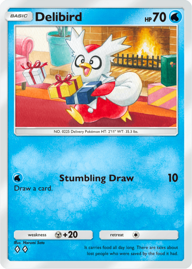 Delibird - card A4-057 in Pokémon TCG Pocket
