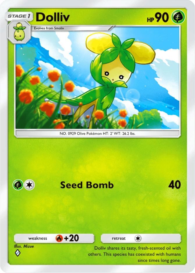 Dolliv - card B2a-008 in Pokémon TCG Pocket
