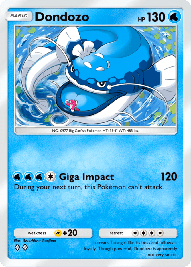 Dondozo - card B2a-032 in Pokémon TCG Pocket