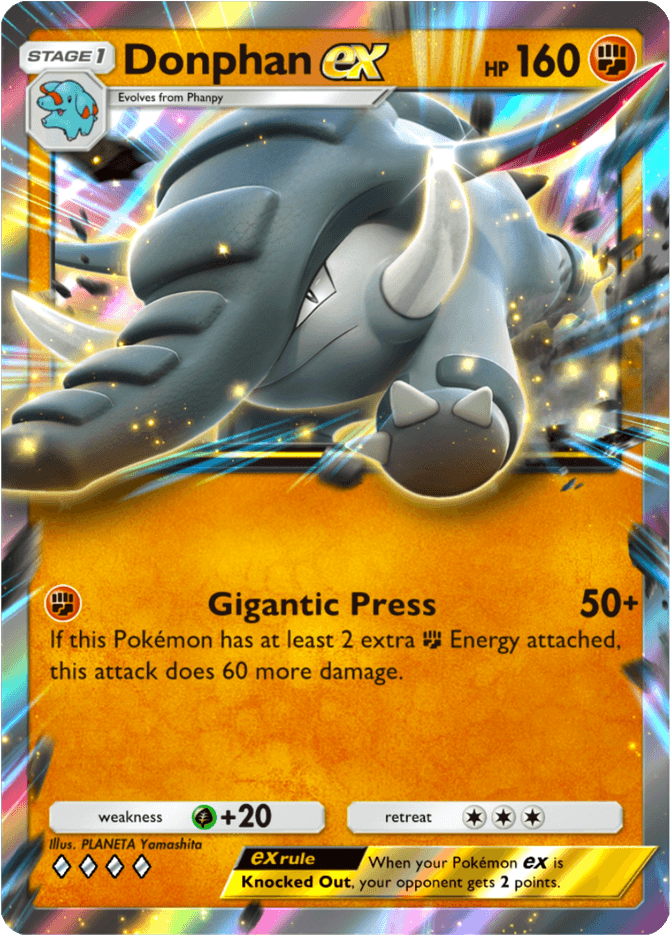Donphan ex - card A4-100 in Pokémon TCG Pocket