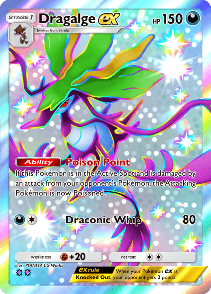 Dragalge ex - card B3-231 in Pokémon TCG Pocket