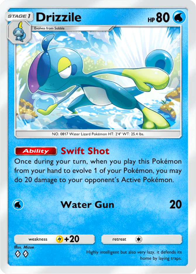 Drizzile - card B3-049 in Pokémon TCG Pocket