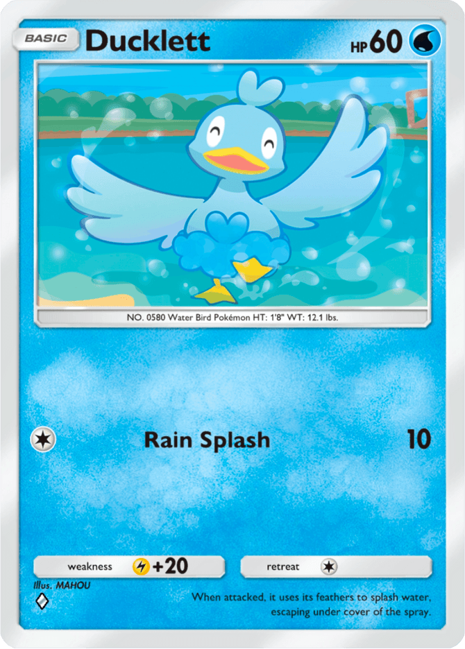 Ducklett - card A4-062 in Pokémon TCG Pocket