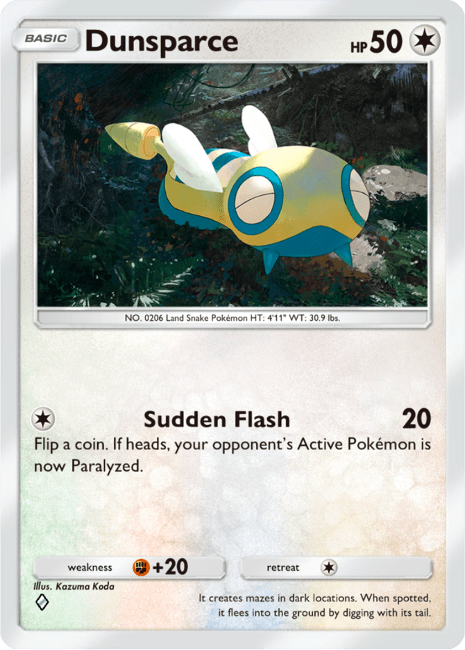 Dunsparce - card A4-144 in Pokémon TCG Pocket
