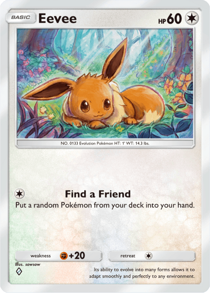Eevee - card A4-134 in Pokémon TCG Pocket