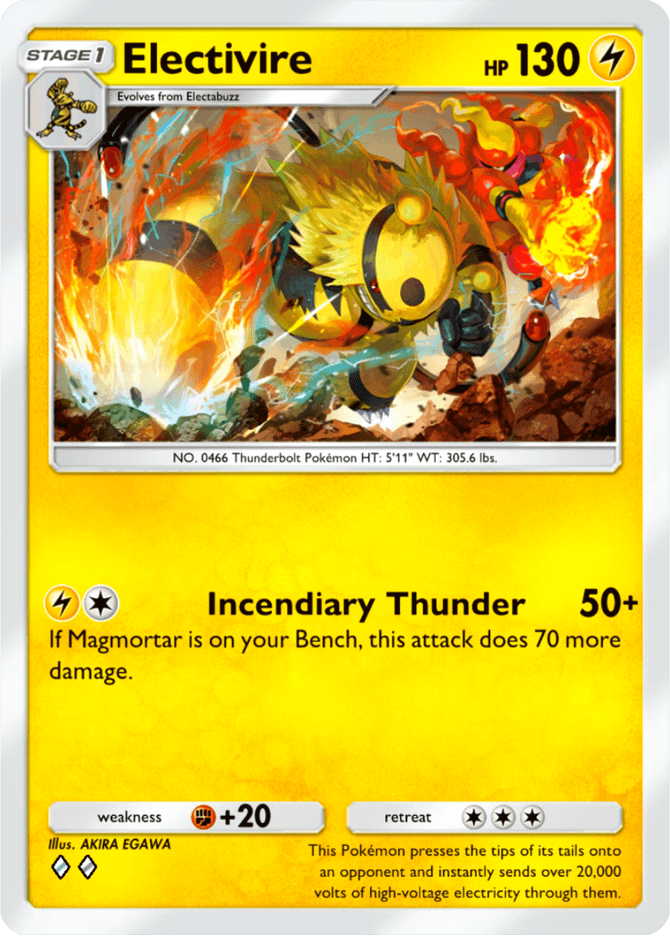 Electivire - card B2b-025 in Pokémon TCG Pocket