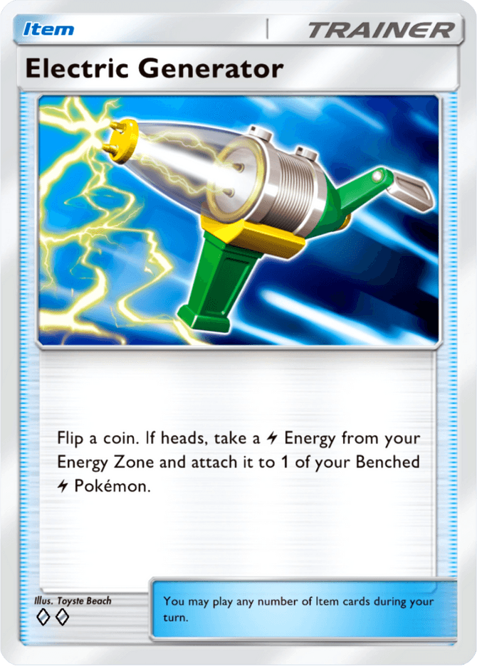Electric Generator - card B2a-086 in Pokémon TCG Pocket