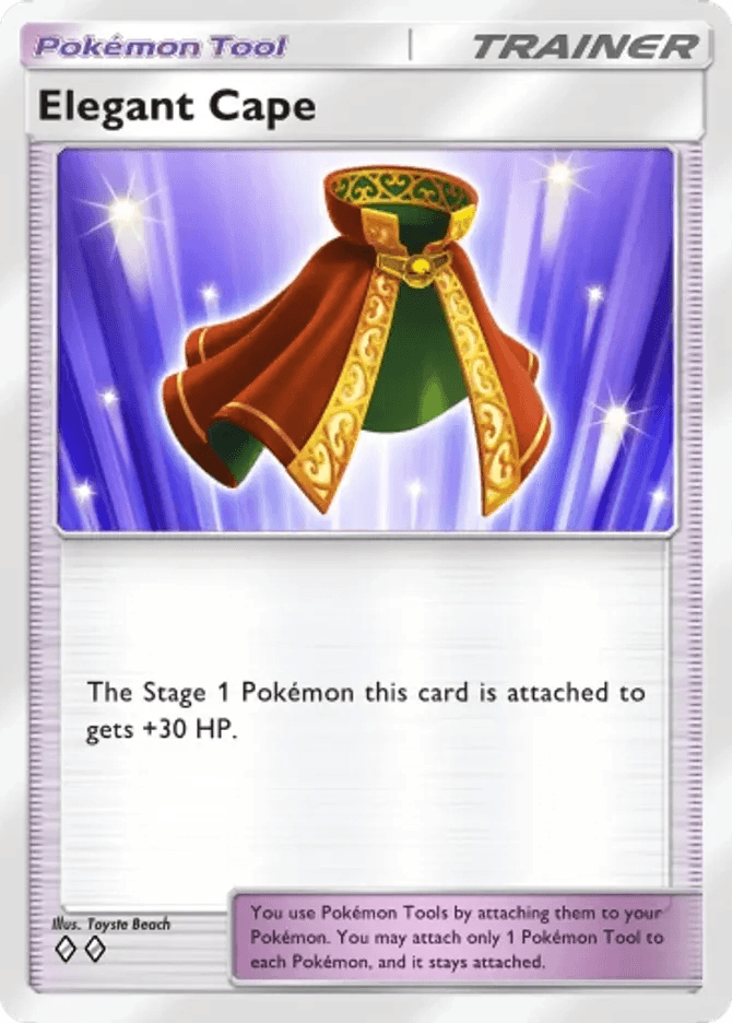 Elegant Cape - card B3b-065 in Pokémon TCG Pocket